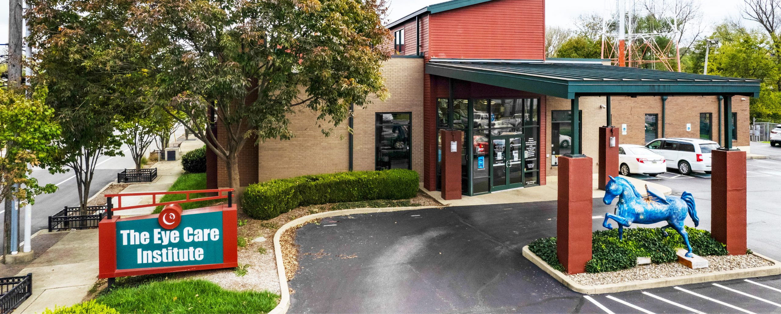 exterior shot of eyecare institute building