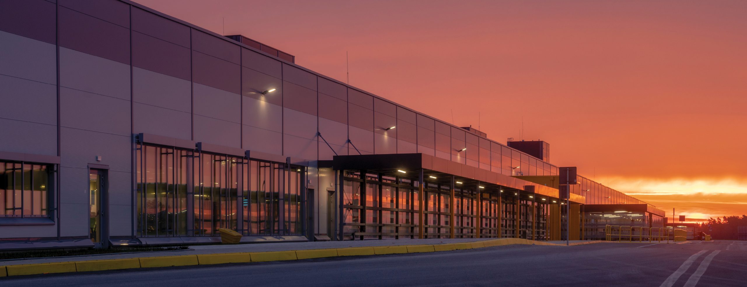 exterior of Industrial Building