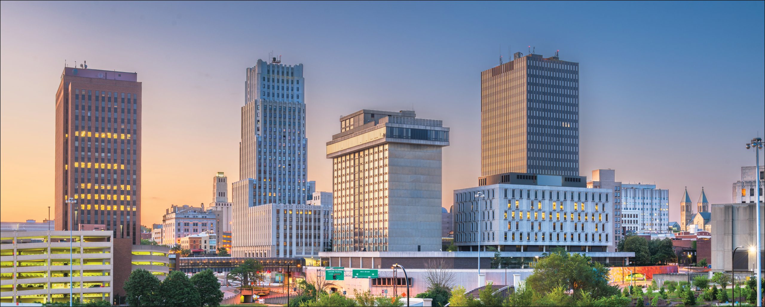 Akron & Canton, OH city skyline