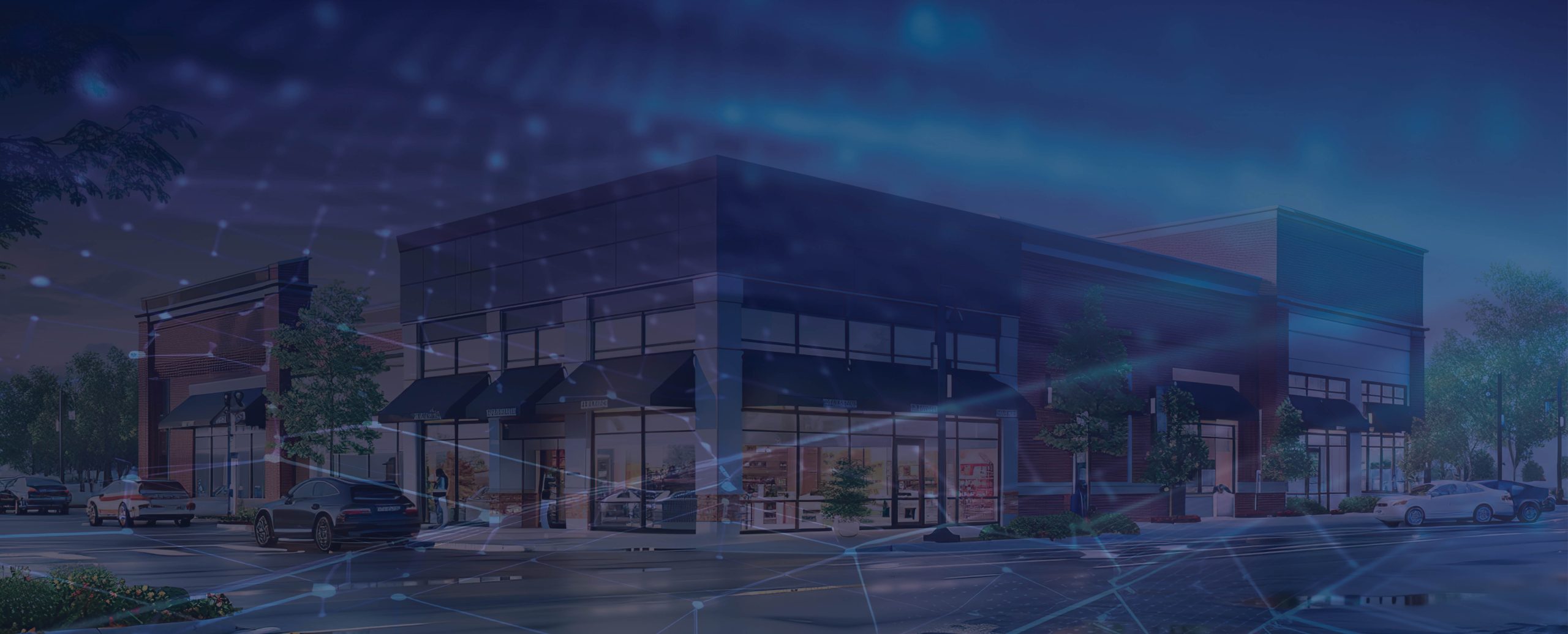 Multi Tenant Retail with view of Retail Building
